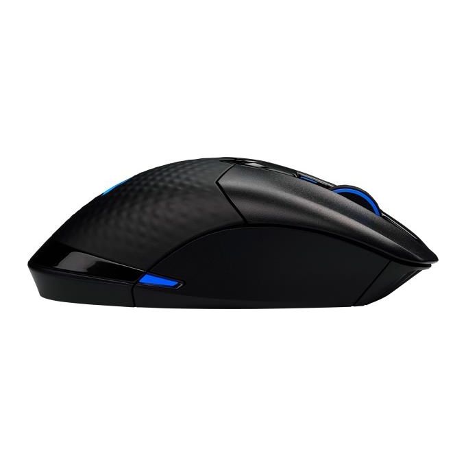 Corsair Dark Core RGB PRO, Mouse Gaming Wireless-Con Filo, Sensore Ottico da 18.000 DPI, Tecnologia Slipstream, Otto Pulsanti Programmabili, Illuminazione Dinamica Multicolore RGB, Nero