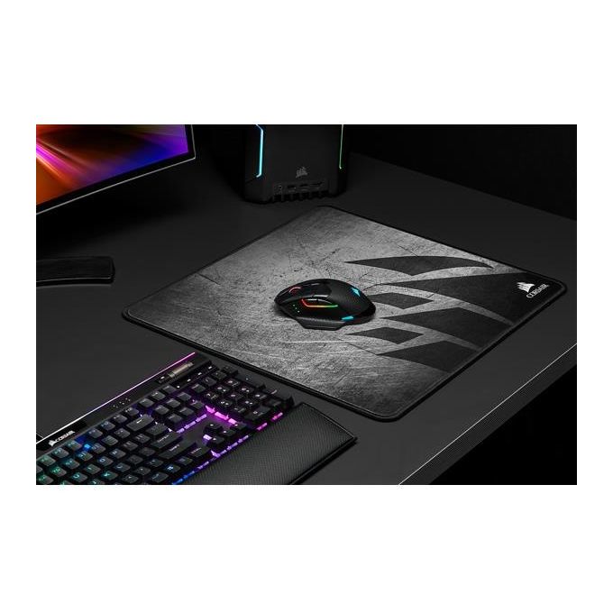 Corsair Dark Core RGB PRO, Mouse Gaming Wireless-Con Filo, Sensore Ottico da 18.000 DPI, Tecnologia Slipstream, Otto Pulsanti Programmabili, Illuminazione Dinamica Multicolore RGB, Nero