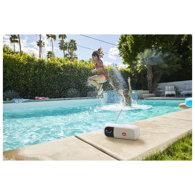 JBL Tuner 2 Diffusore Portatile Analogico e Digitale Bianco