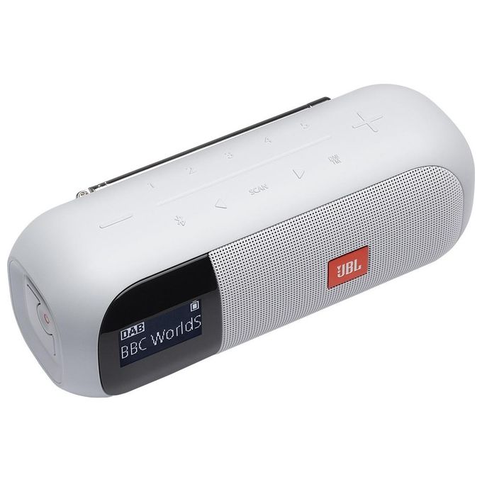 JBL Tuner 2 Diffusore Portatile Analogico e Digitale Bianco