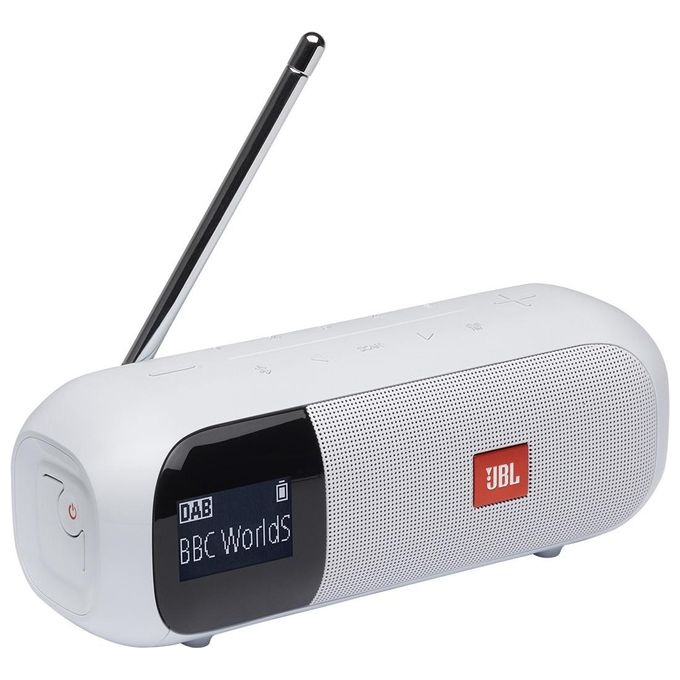 JBL Tuner 2 Diffusore Portatile Analogico e Digitale Bianco