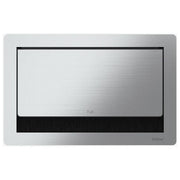 EVOline 1593 7000 2700 FlipTop Push M prolunga multipla con 4 prese AC girevoli lunghezza cavo 3 m colore Nero Acciaio inox
