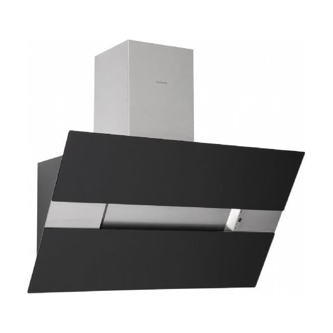 Silverline 3374.9 Cappa a Parete Aspirante Touch controllo Classe energetica B 3 velocita' Portata 500m³-h 89.6 cm Nero-Acciaio Inossidabile