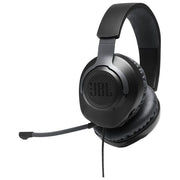 JBL Quantum 100 Cuffie Gaming Over Ear con Filo Headset da gioco con Microfono Boom Direzionale Rimovibile Compatibilita' su Ogni Piattaforma Colore Nero