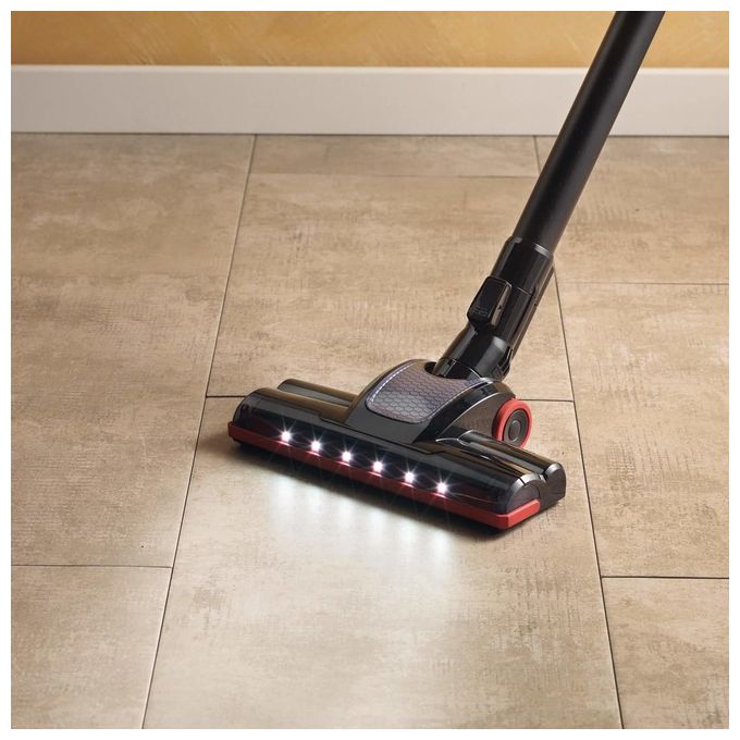 Ariete 2759 Handy Force RBT Aspirapolvere a Bastone 2 in 1 Ciclonica Senza Sacco Filtro HEPA 1L 600W colore Nero Rosso