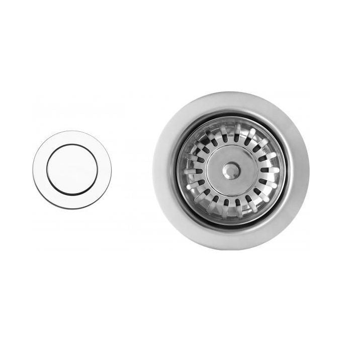 Elleci ASP13002 pop-up Waste 1 Way-3,5 Round Strainer Plug And Square Control Knob piletta Automatica 1 Via-3,5 Griglia Tonda E Comando Tondo