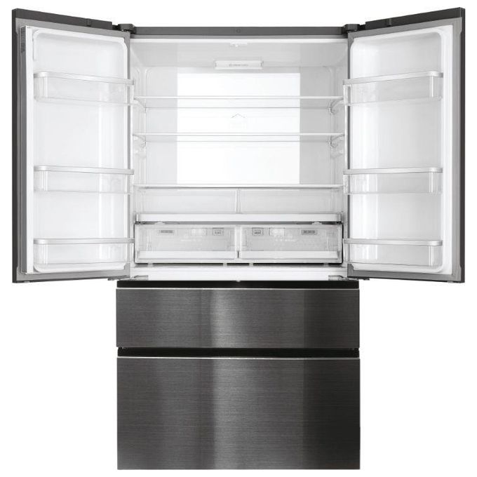 Haier FD 100 Serie 7 HB26FSNAAA Frigorifero Side-by-Side Libera Installazione 750 Litri Classe Energetica E Argento-Titanio
