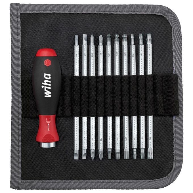 Wiha 281T11 SYSTEM 6 Set di Lame Combinate 11 Pezzi