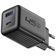 Cellular Line Multipower Micro 45W Caricabatterie da rete veloce ultracompatto 2 porte