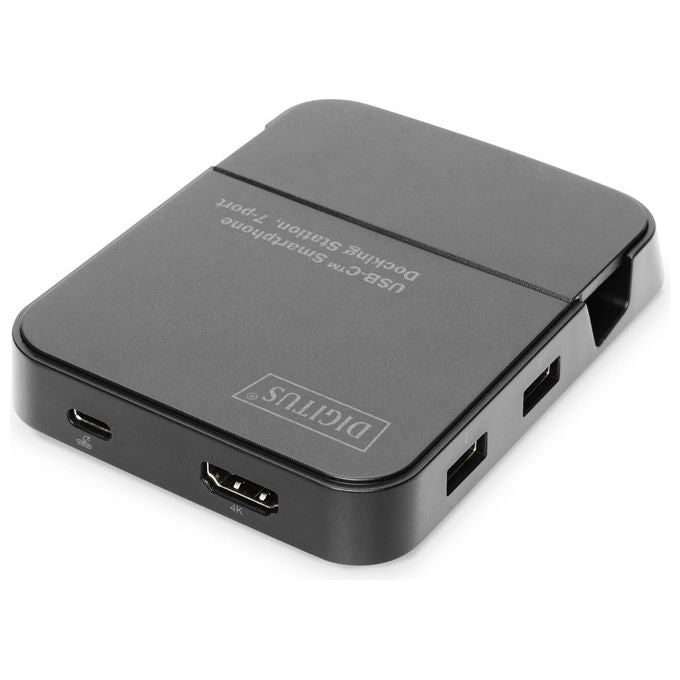 Digitus Docking Station Connettore Usb Tipo C con 7 Porte per Smartphone