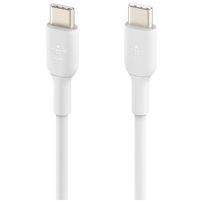 Belkin USB-C-USB-C cavo 2m PVC, bian. CAB003bt2MWH