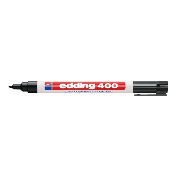 Edding 4-400001 Marcatore Permanente 400 Punta Conica 1mm Nero