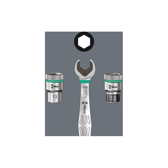 Wera 6003 Joker 15 Set Assortimento Chiavi a Forchetta e Poligonali Metrico 15 Pezzi