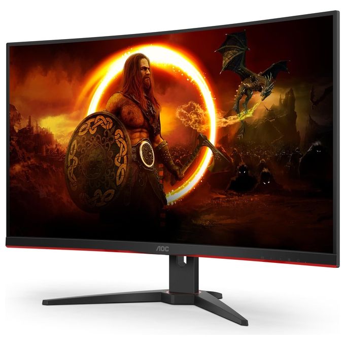 AOC Monitor 31.5'' LED VA Curvo Gaming C32G2ZE 1920 x 1080 FHD Tempo di Risposta 1 ms Frequenza di Aggiornamento 240 (Hz)