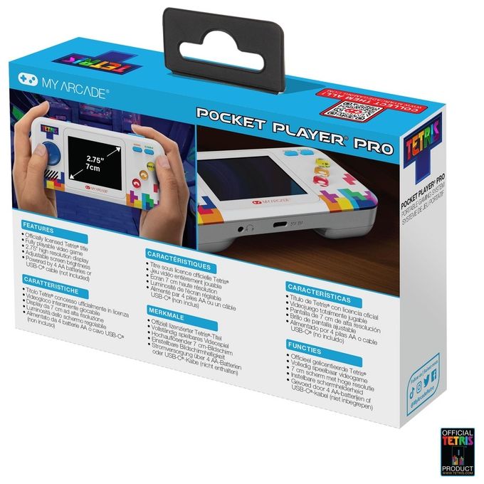 My Arcade Pocket Player Pro Tetris Dgunl-7028