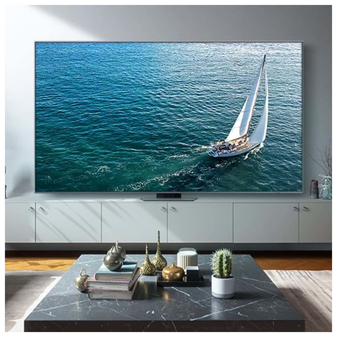 Samsung Tv Qled 4K QE98Q80CATXZT 98 pollici Smart Tv Processore Neural Quantum 4K Motion Xcelerator