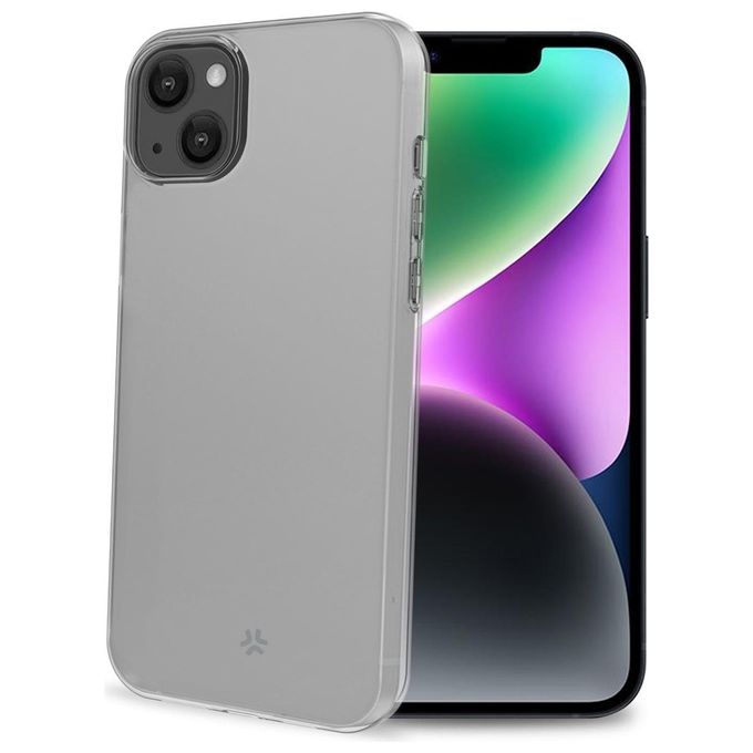 Celly Tpu Cover per iPhone 15 Trasparente