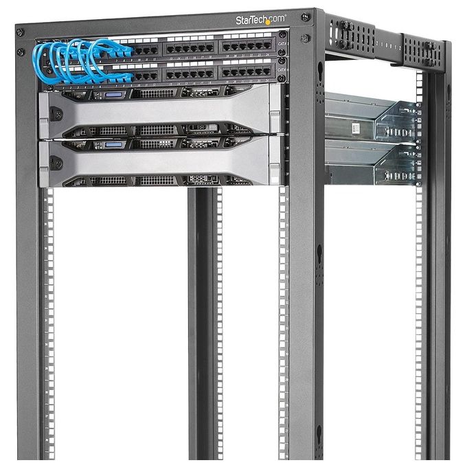 StarTech.com Armadio Server rack 42u a 4 Staffe e Profondita Regolabil