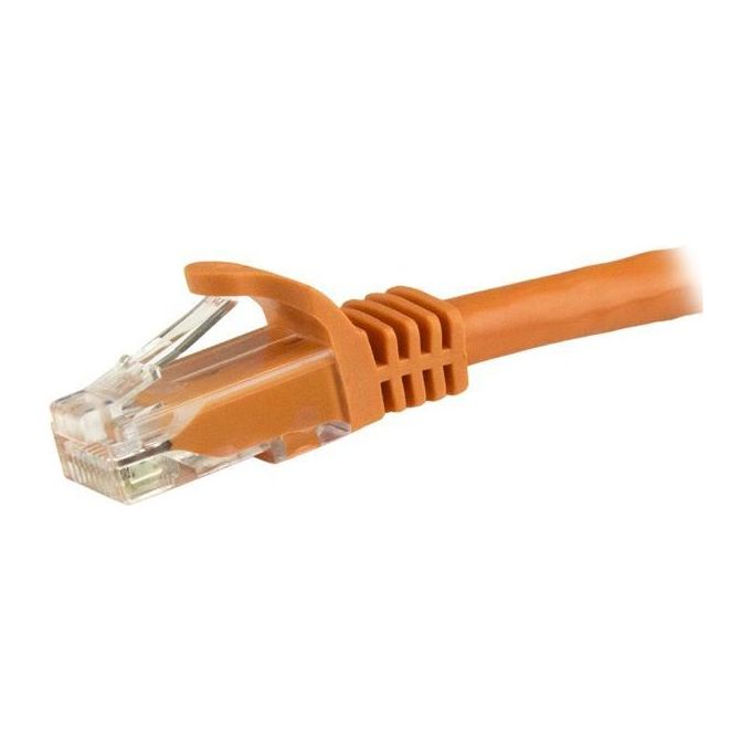 Startech.com Cavo Patch Cat6 1,5mt Filo di Rame Connettore Antistrappo Arancione