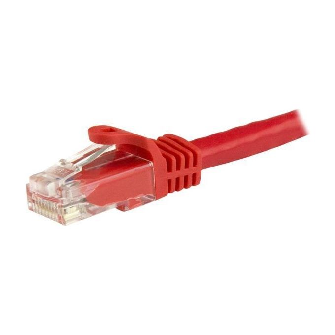 Startech.com Cavo Patch Cat6 15mt Filo di Rame Connettore Antistrappo Rosso