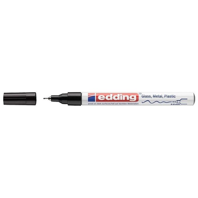 Edding Confezione 10 Marcatori E-780 Nero