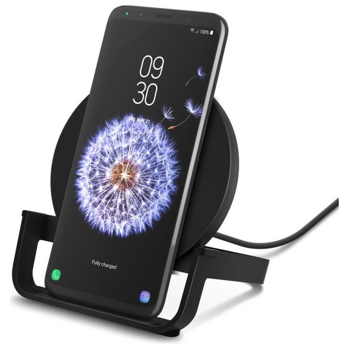 Belkin Wireless Charging Stand 10W Micro-USB Kab. Alimentatore Nero