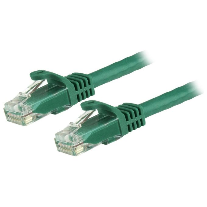 Startech.com Cavo Patch Cat6 15mt Filo di Rame Connettore Antistrappo Verde