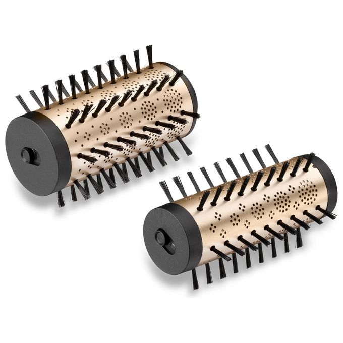 BaByliss AS952E Spazzola Rotante con Digital Sensor 2 Accessori Ionica 650W Champagne