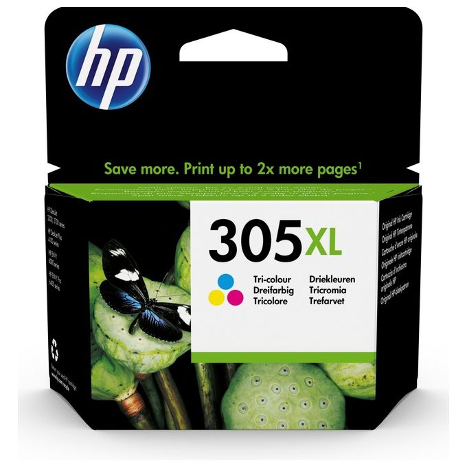 HP 305XL Cartuccia Originale Ciano-Magenta-Giallo