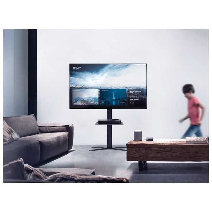 One For All WM4672 Staffa Tv Monitor 32-85'' da Terra Max 25Kg Ruota 90 Carrello Ruote
