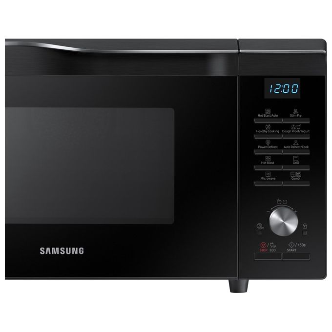 Samsung MC28M6035KK – Forno a microonde combinato, 28 L, 2 100 W, Classe A, convezione, grill, SLIM FRY, HOTBLAST, cottura a vapore, sbrinamento, vetro EasyView, colore nero