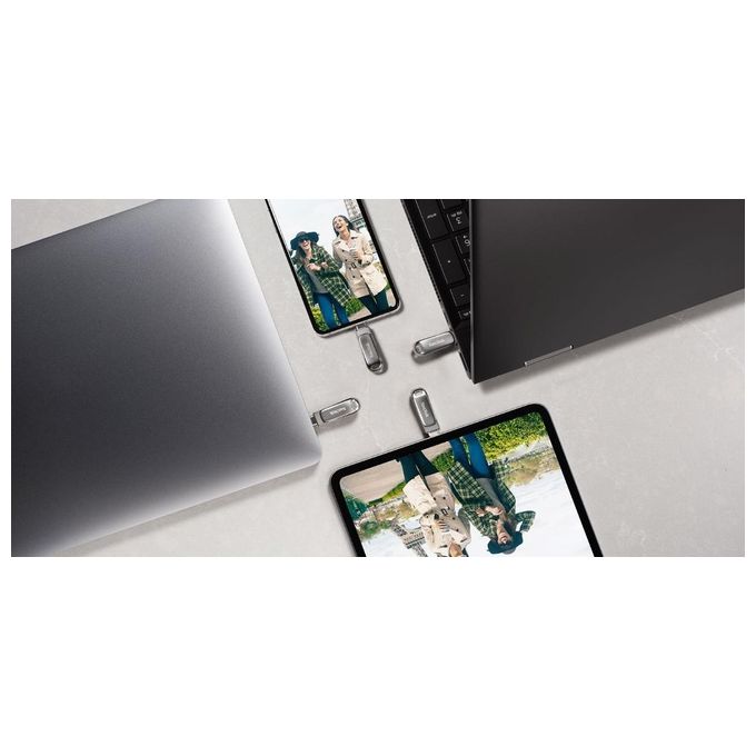 SanDisk Ultra Dual Luxe 32Gb Unita' Usb Type-C 150MB-s USB 3.1 Gen 1 Tradizionale Argento