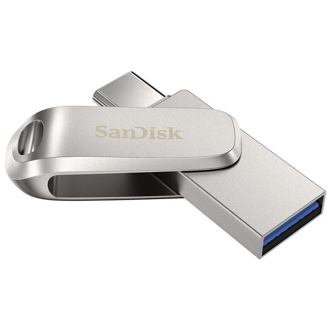 SanDisk Ultra Dual Luxe 128Gb Unita' Usb Type-C 150MB-s USB 3.1 Gen 1 Tradizionale Argento
