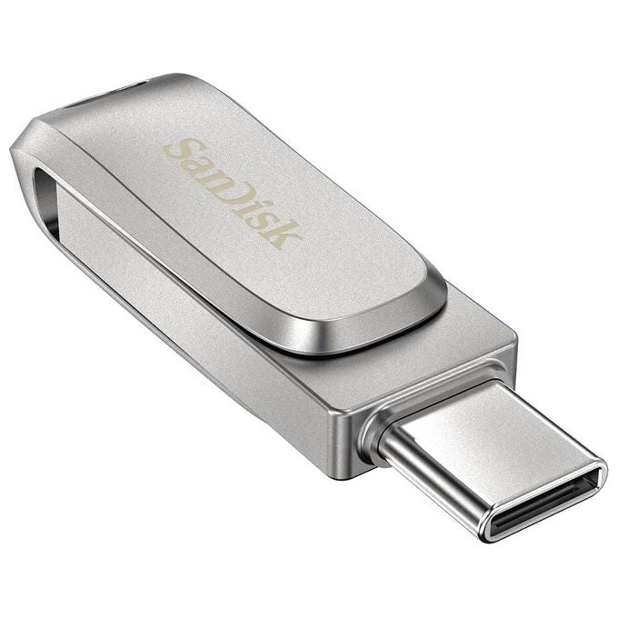 SanDisk Ultra Dual Luxe 32Gb Unita' Usb Type-C 150MB-s USB 3.1 Gen 1 Tradizionale Argento