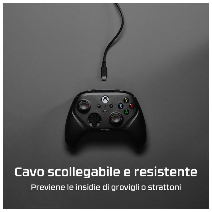 HP HyperX 6L366AA Periferica di Gioco Nero USB Gamepad