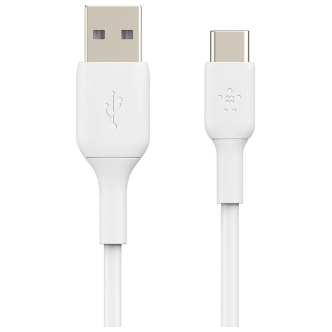 Belkin CAB001BT0MWH BoostCharge Cavo USB-A a USB-C 0,15 m USB 2.0 480 Mbps colore Bianco