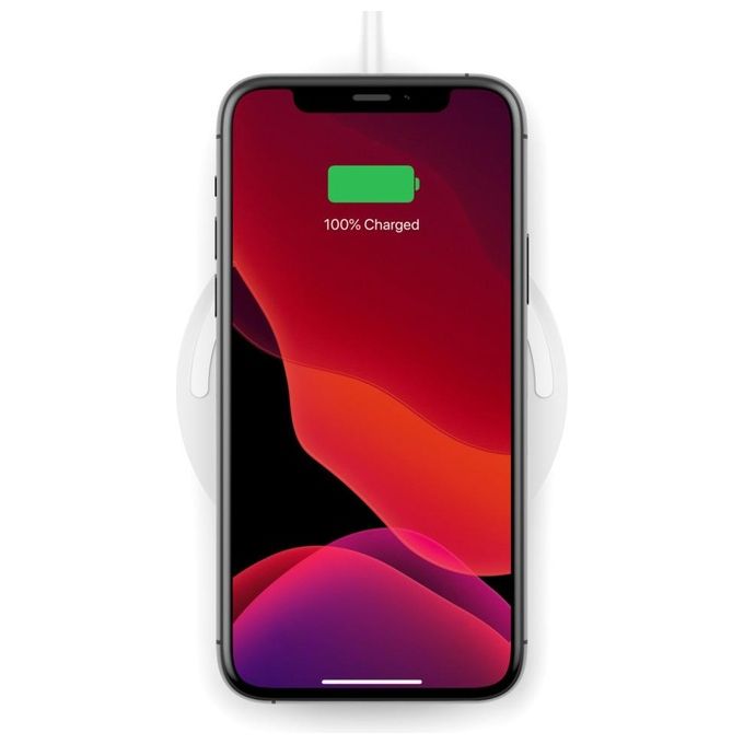 Belkin Boost Charge Tappetino di Ricarica Wireless da 10W Bianco