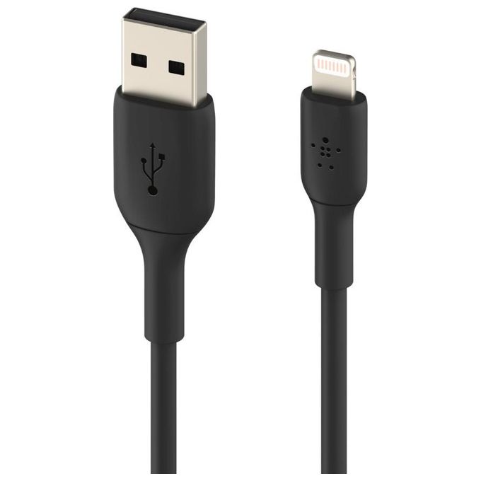 Belkin Boost Charge Cavo da Lightning a USB 3mt PVC Nero