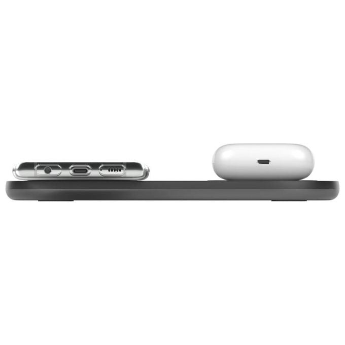 Belkin Boost Charge Doppio Caricabatteria Wireless da 10W Alimentatore Nero