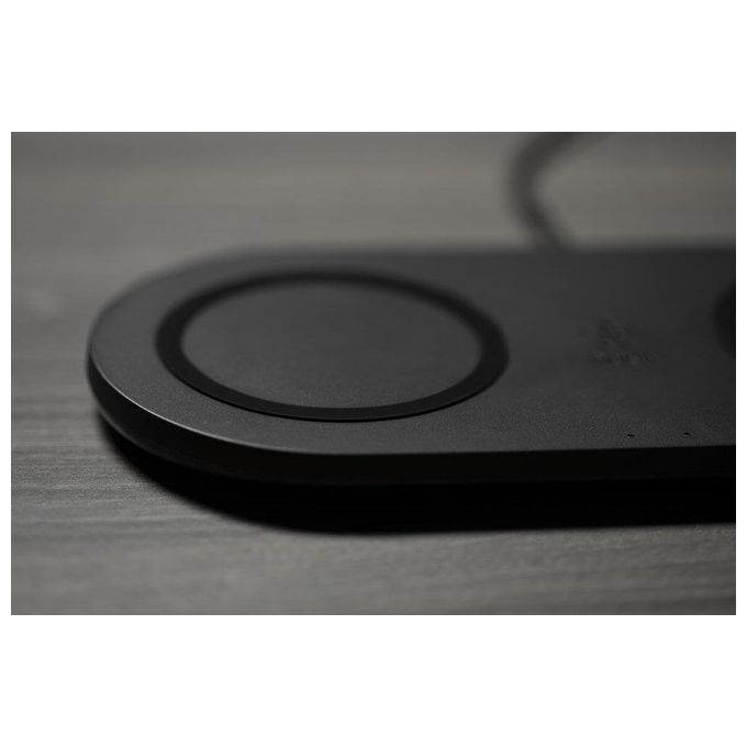 Belkin Boost Charge Doppio Caricabatteria Wireless da 10W Alimentatore Nero