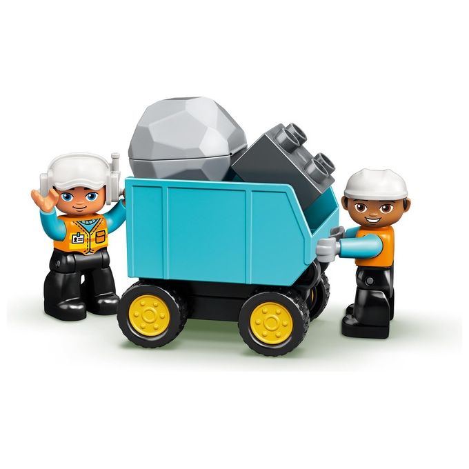 LEGO Duplo Camion e Scavatrice Cingolata