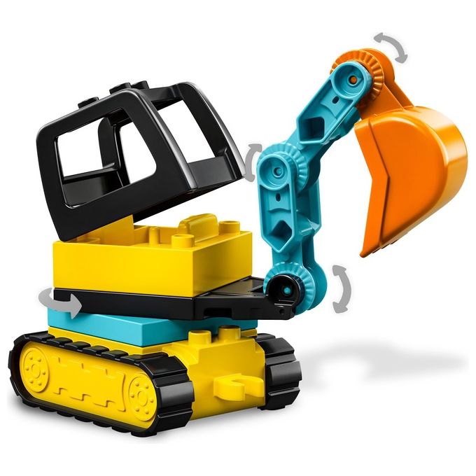 LEGO Duplo Camion e Scavatrice Cingolata