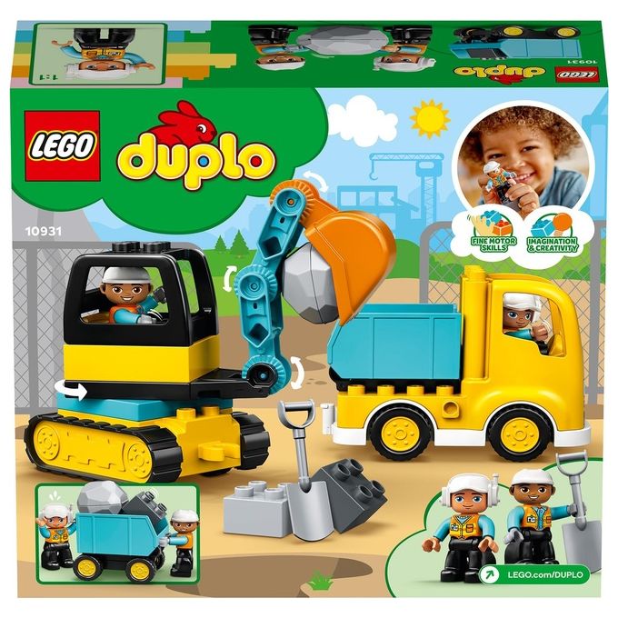 LEGO Duplo Camion e Scavatrice Cingolata