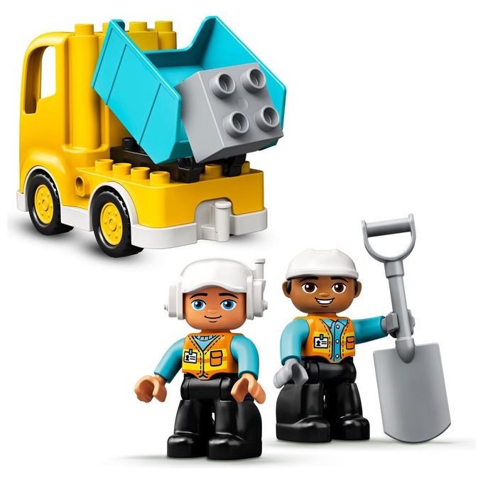 LEGO Duplo Camion e Scavatrice Cingolata
