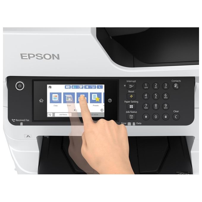 Epson Workforce Pro Rips WF-C879R Stampante Multifunzione ad Inchiostro 4800x1200 Dpi 35ppm A3 Wi-Fi