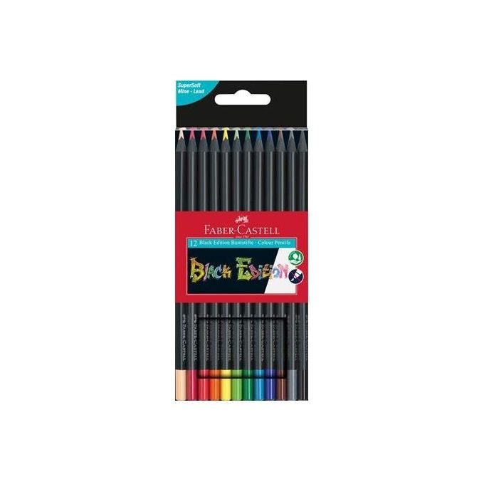 Faber Castell Confezione 12 Matite Black Edition