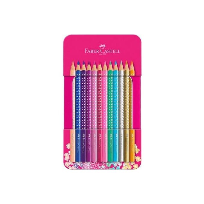 Faber Castell Confezione 12 Metallo Sparkle Confezione Rosa