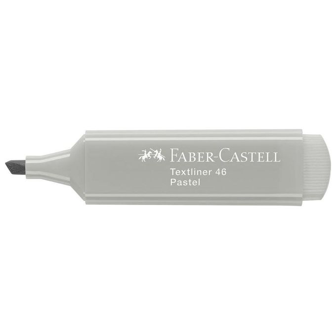Faber Castell Confezione 10 Evidenziatori Text Pastel Grigio