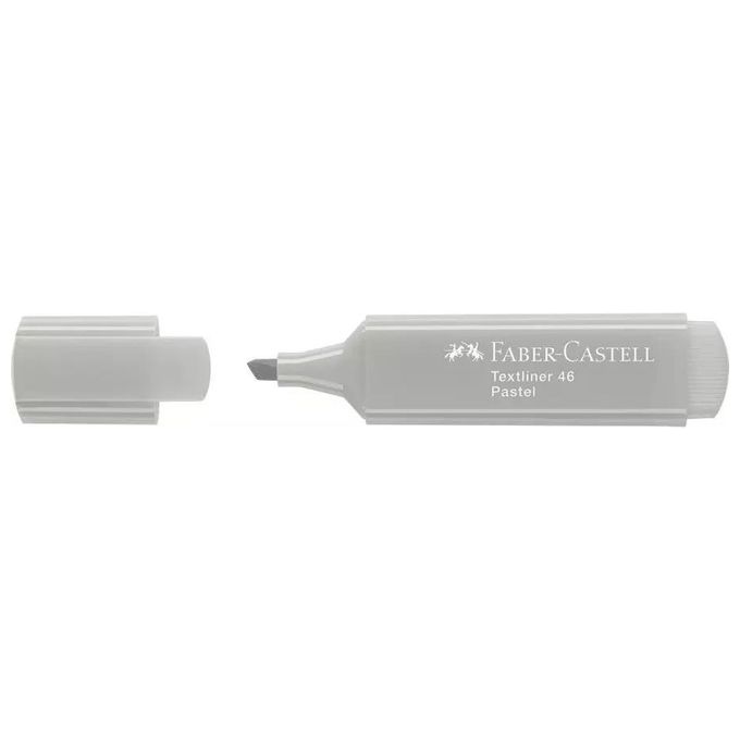 Faber Castell Confezione 10 Evidenziatori Text Pastel Grigio