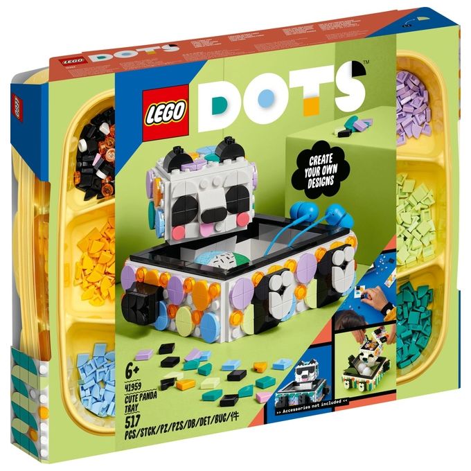 LEGO Dots Il Simpatico Panda Portaoggetti